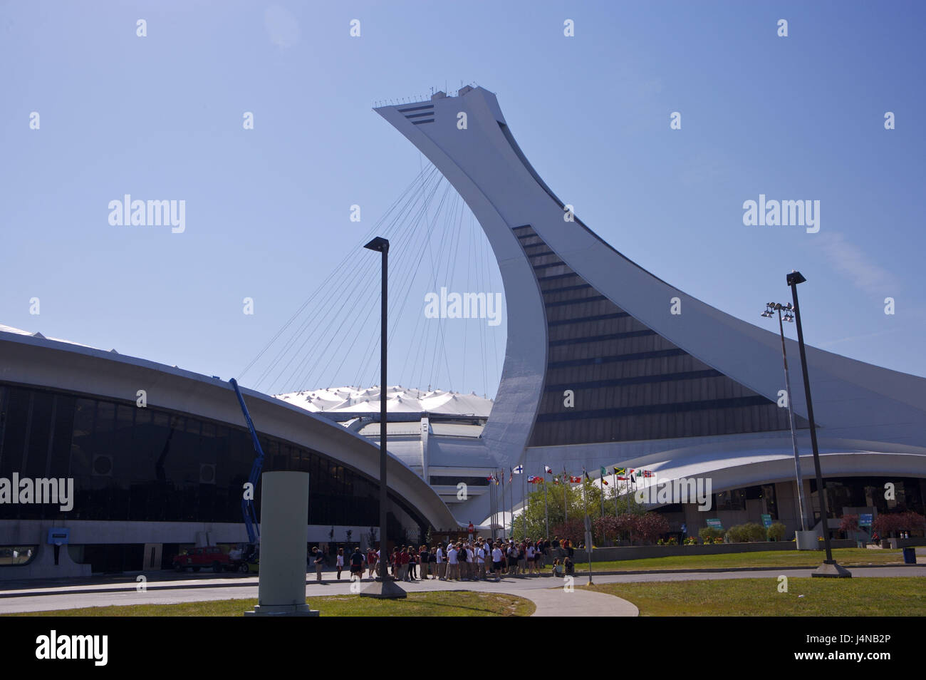 Montreal Tower, Olympic park, Hochelaga-Maisonneuve, Montreal, Canada
