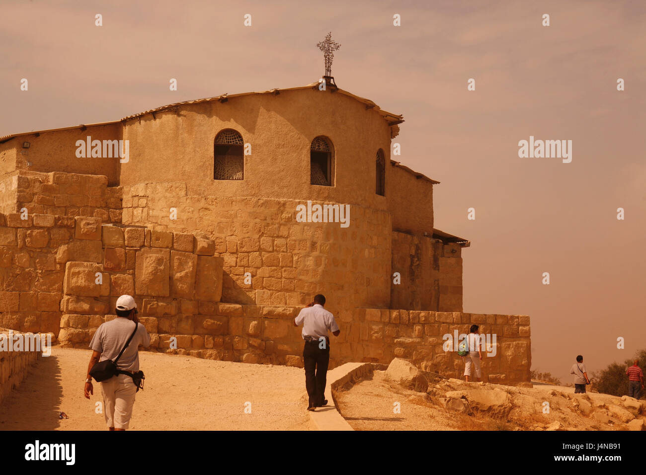 The Middle East, Jordan, mountain Nebo, Moses church, tourist, Stock Photo