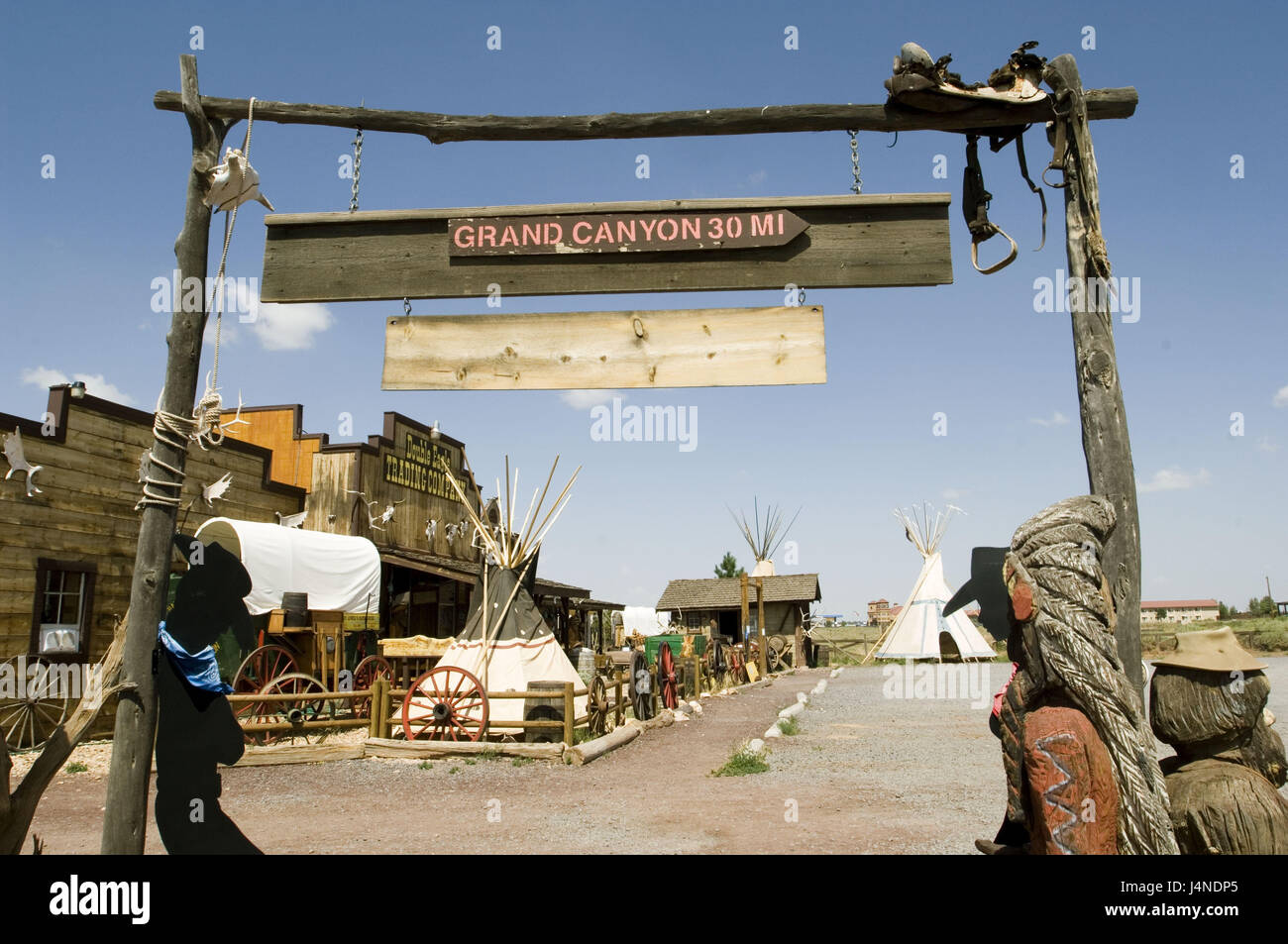 The USA, Arizona, stand-in Eagle, western town, Stock Photo