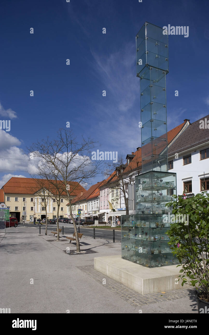 Austria, Carinthia, national market, glass tower, Stock Photo