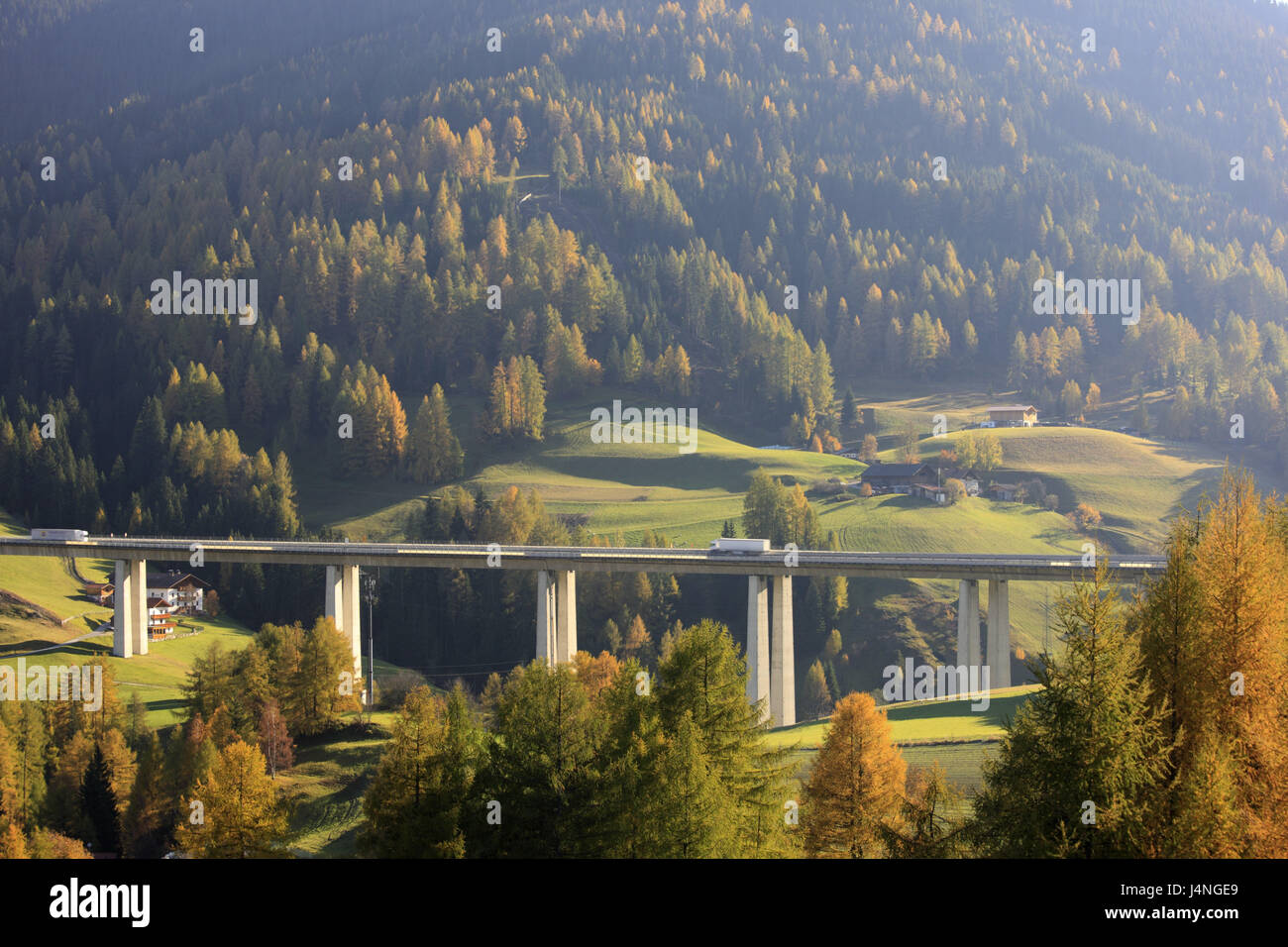 Austria, Tyrol, programmer highway, autumn, Stock Photo