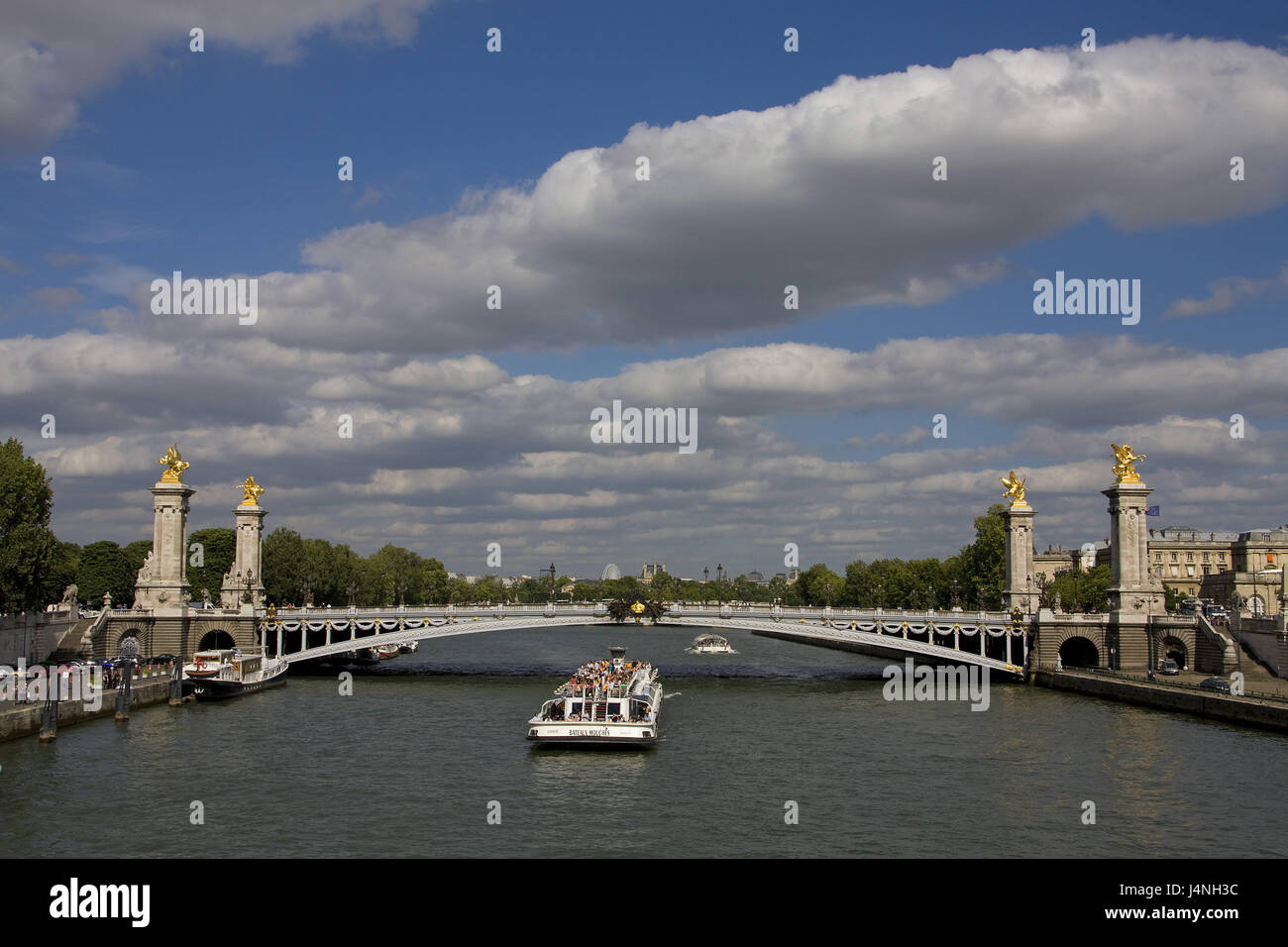France, Paris, flux his, Pont Alexandre III, detail, boots, Stock Photo