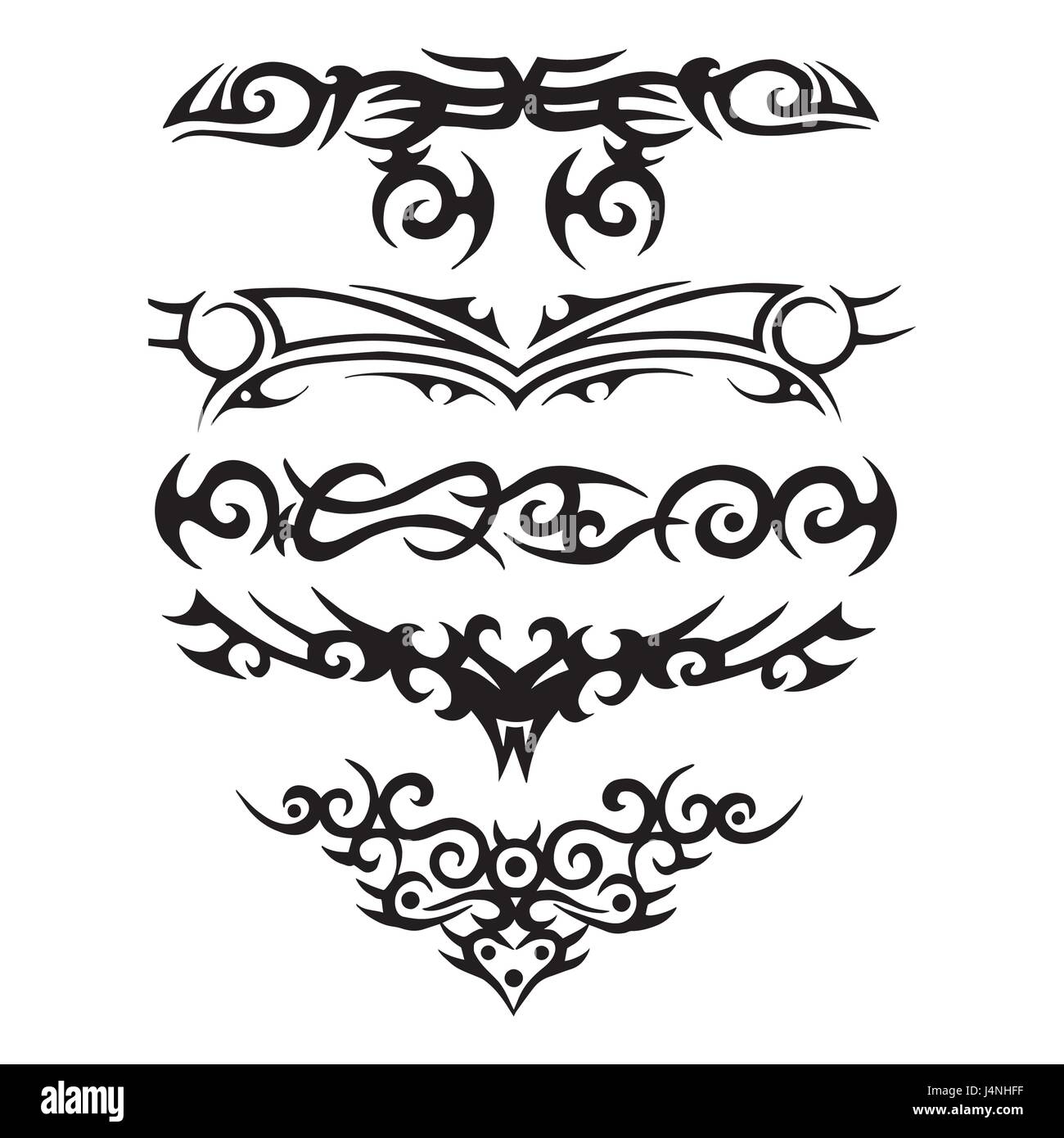 Tribal tattoo design Stock Vector Image & Art - Alamy