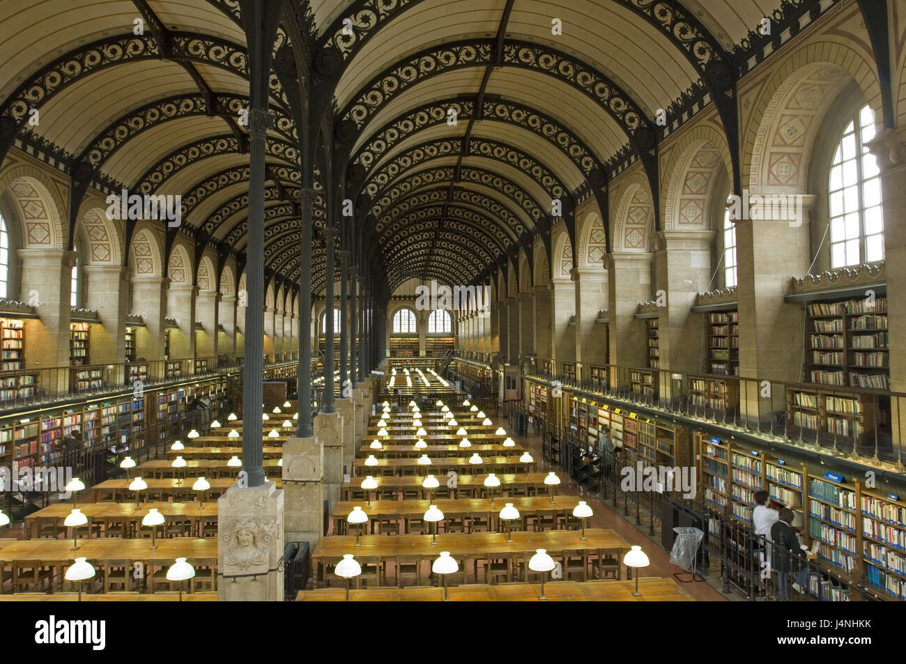 France, Paris, library of SainteGenevieve, inside Stock Photo Alamy