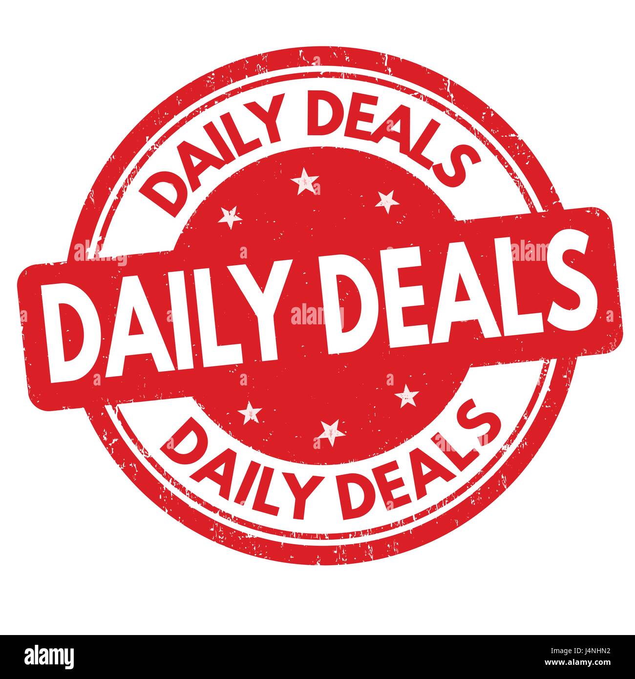 Daily deals sign or stamp on white background, vector illustration Stock  Vector Image & Art - Alamy