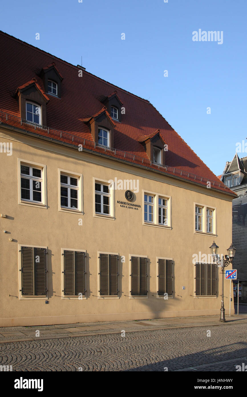 Germany, Saxony, Zwickau, Robert Schumann house, Stock Photo