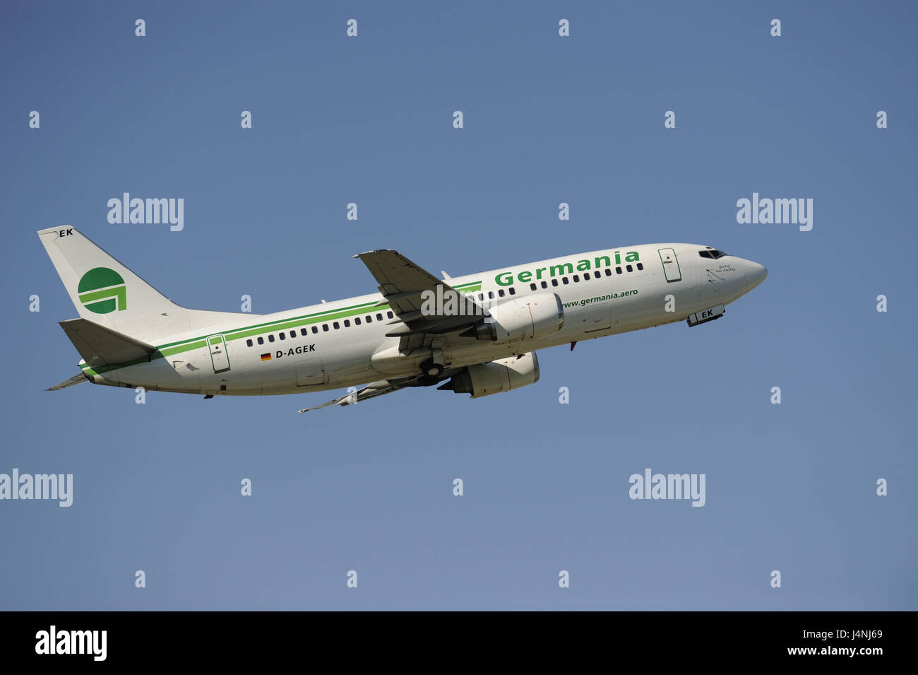 Airplane, airline, Germania, start, Stock Photo