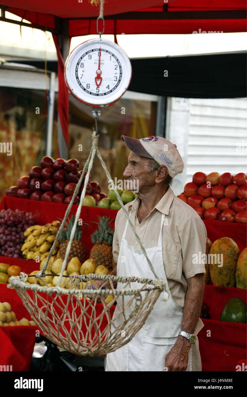 Venezuela, Maracaibo, fruiterer, Stock Photo