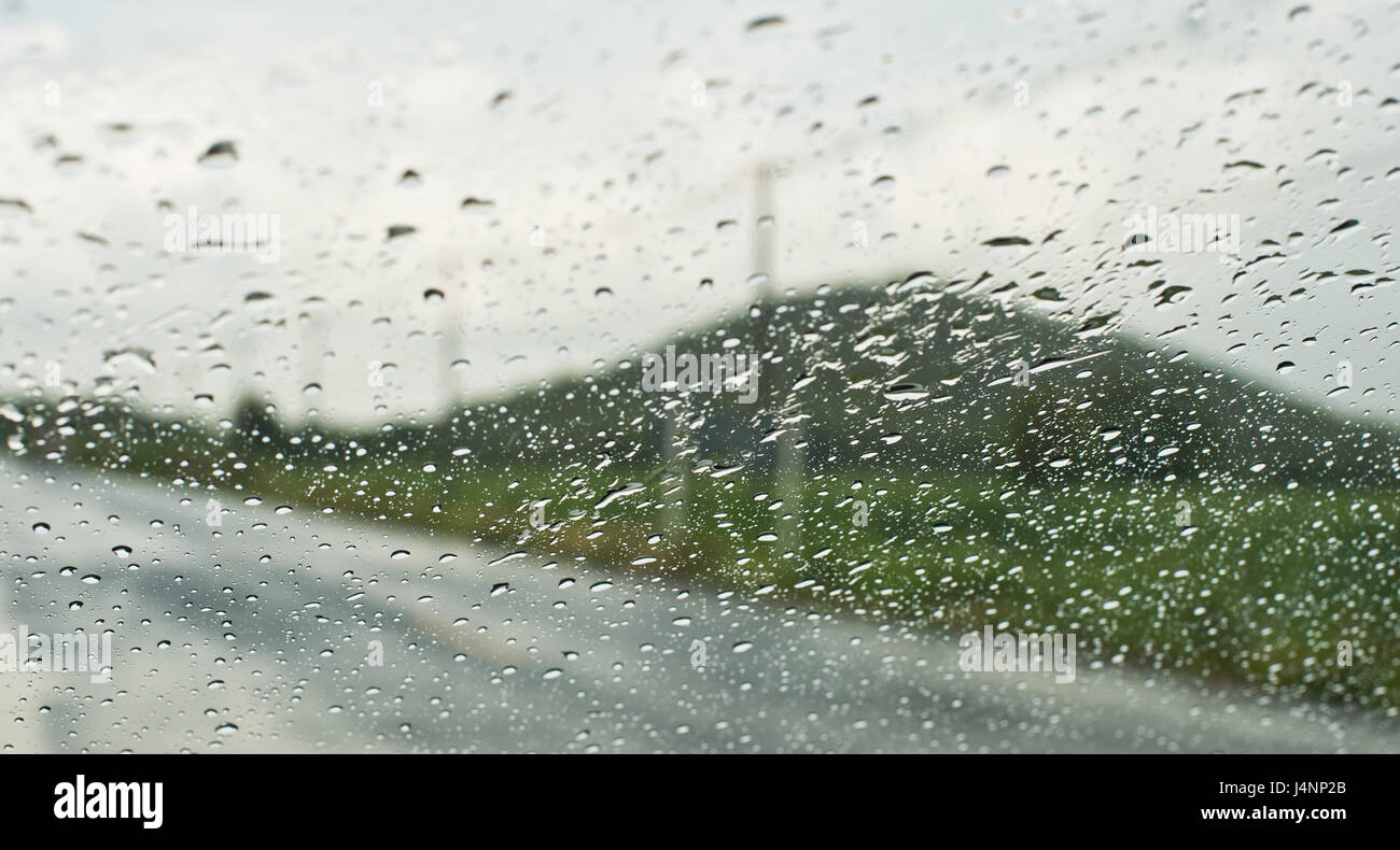 Rain water drops on a glass surface background, Abstract Backdrop Stock ...