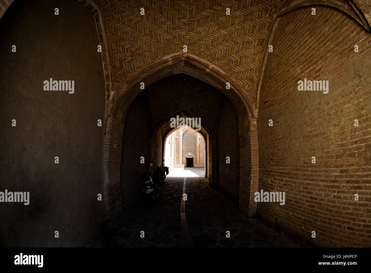 old wooden door on stone architecture building Stock Photo - Alamy