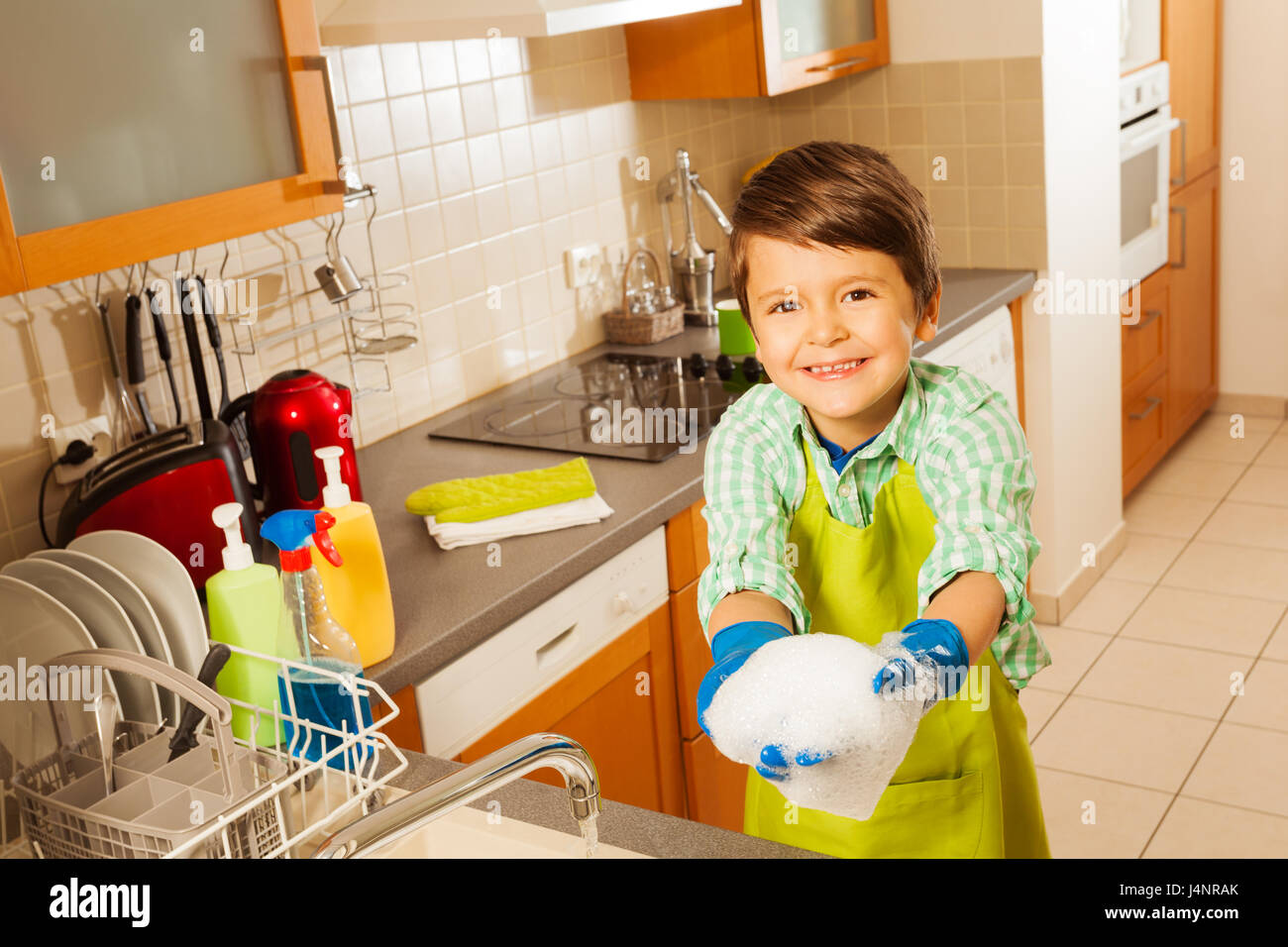 kids dish gloves