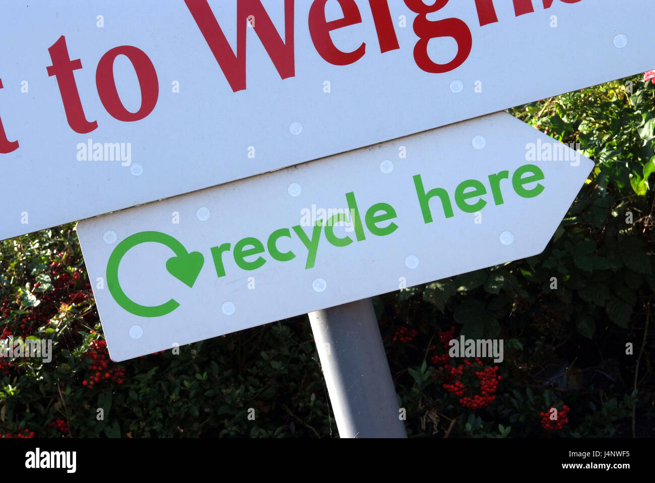 recycling centre Stock Photo