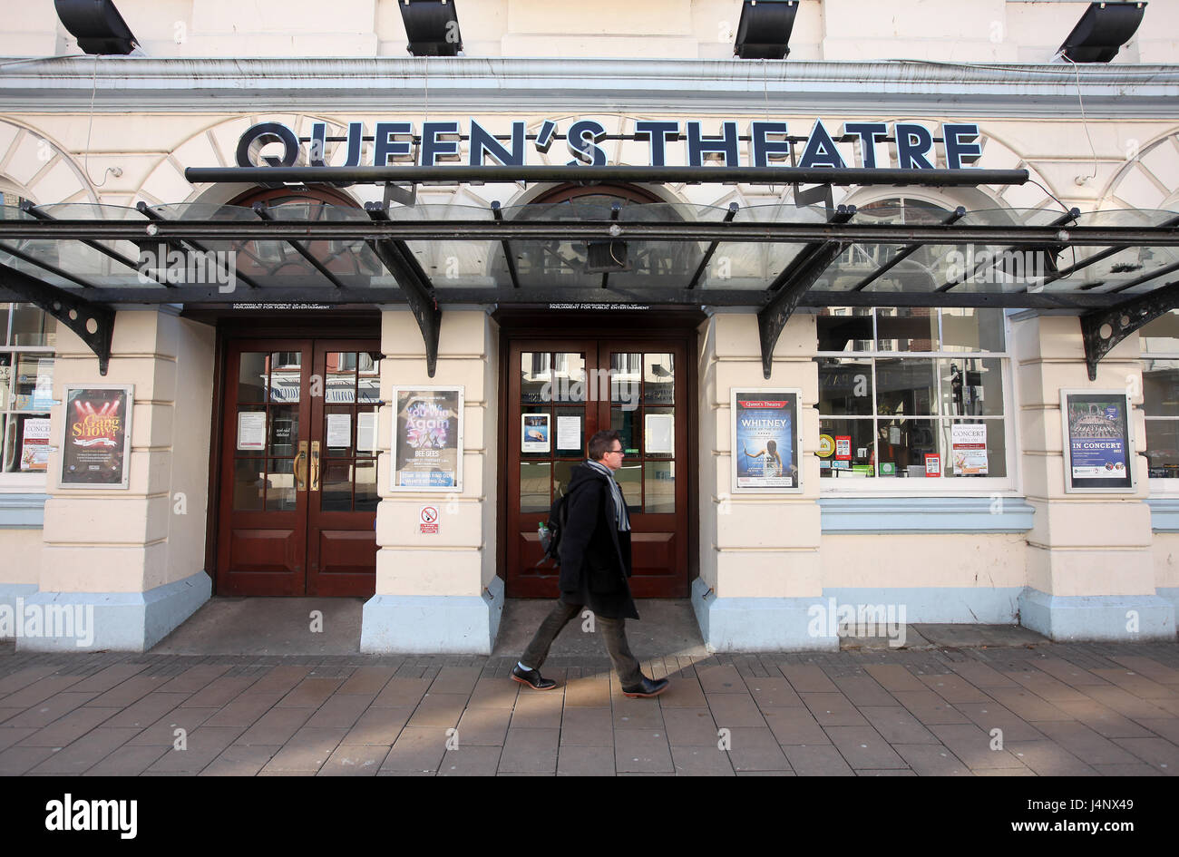 Pic by Mark Passmore Photography. 11/02/2017  General view of The Queen's Theatre in Barnstaple, Devon.  The theatre assumed its current form in 1993, Stock Photo