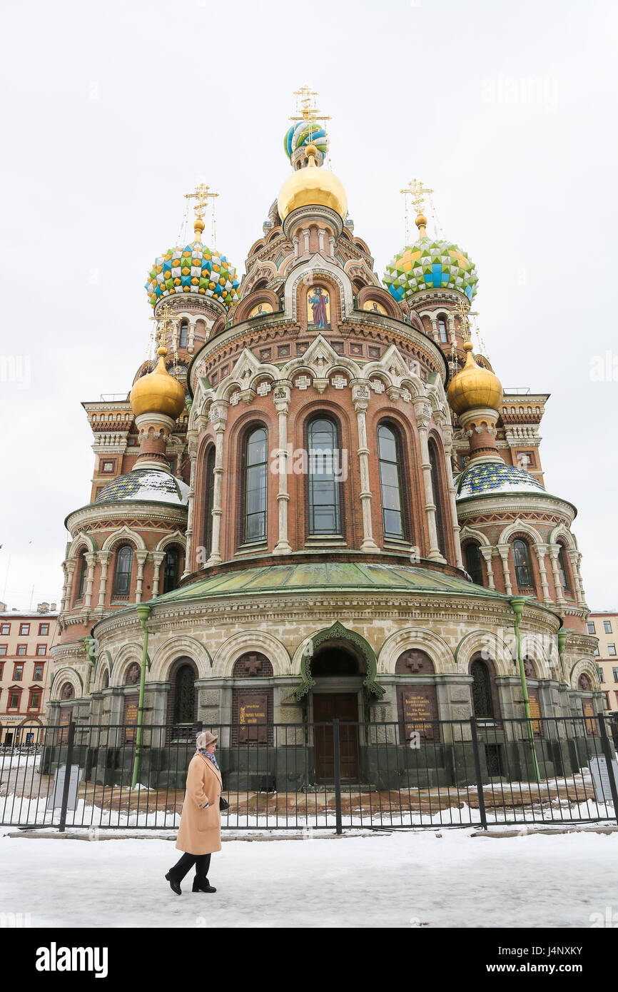 The Onion Domes of the Church of the Savior on Spilled Blood, one of