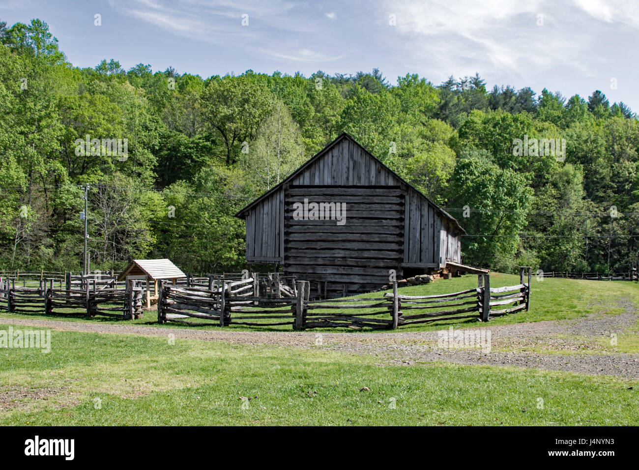 Blue Ridge Institute and Farm Museum, Virginia Stock Photo