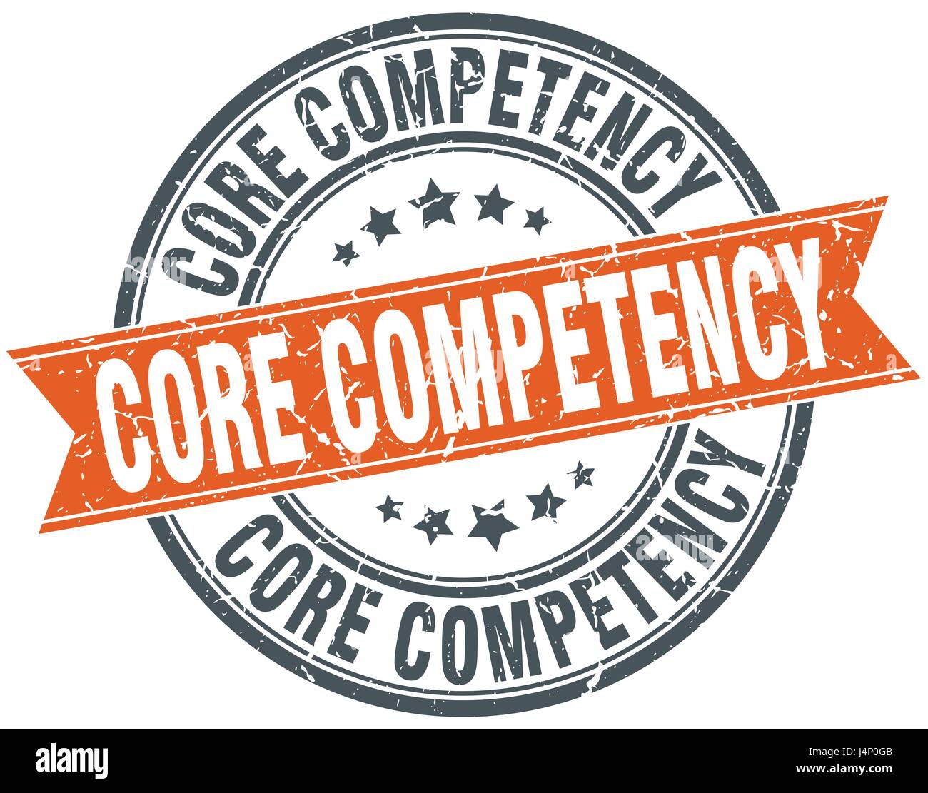 core competency round grunge ribbon stamp Stock Vector Image & Art - Alamy