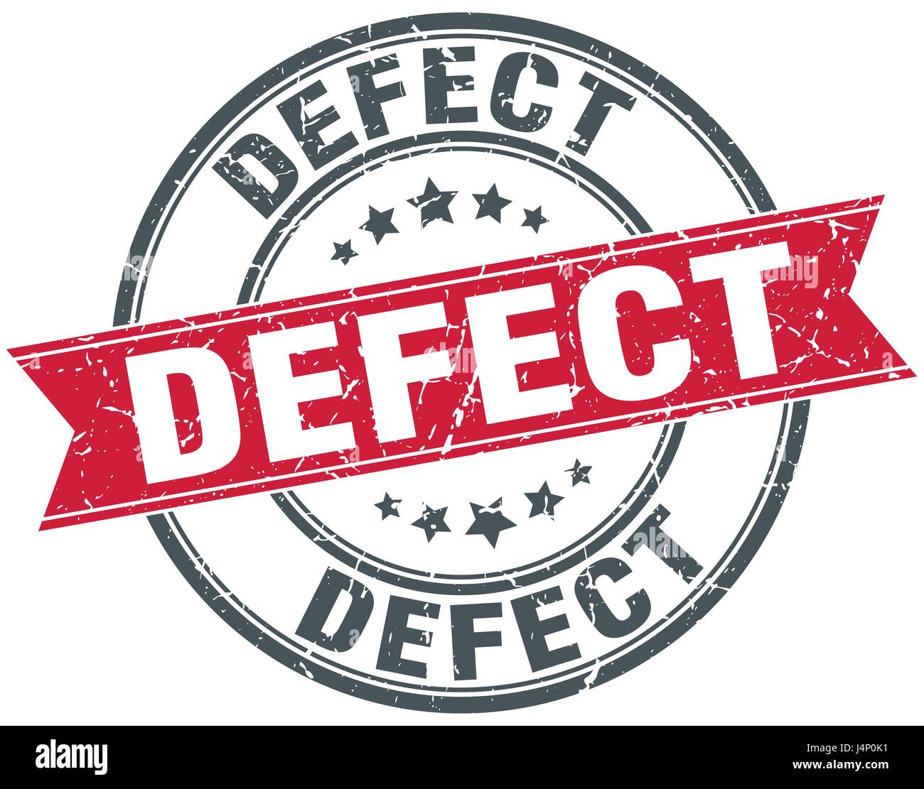 defect round grunge ribbon stamp Stock Vector Image Art Alamy