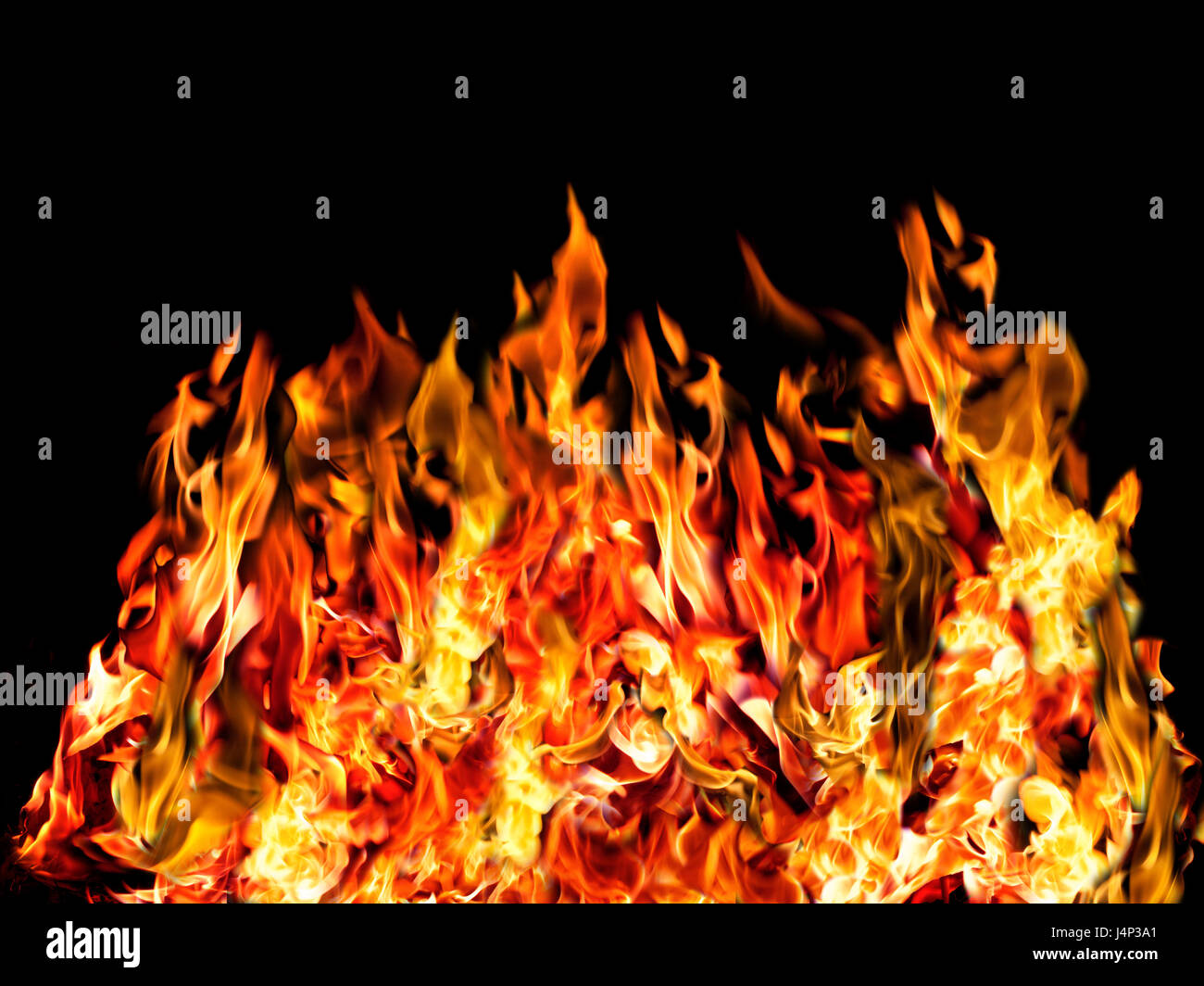 colorful of hot fire Stock Photo - Alamy