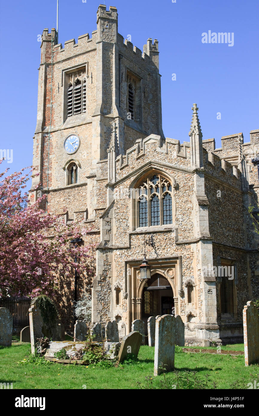St. Mary's Church, Great Dunmow, Essex, England Stock Photo Alamy
