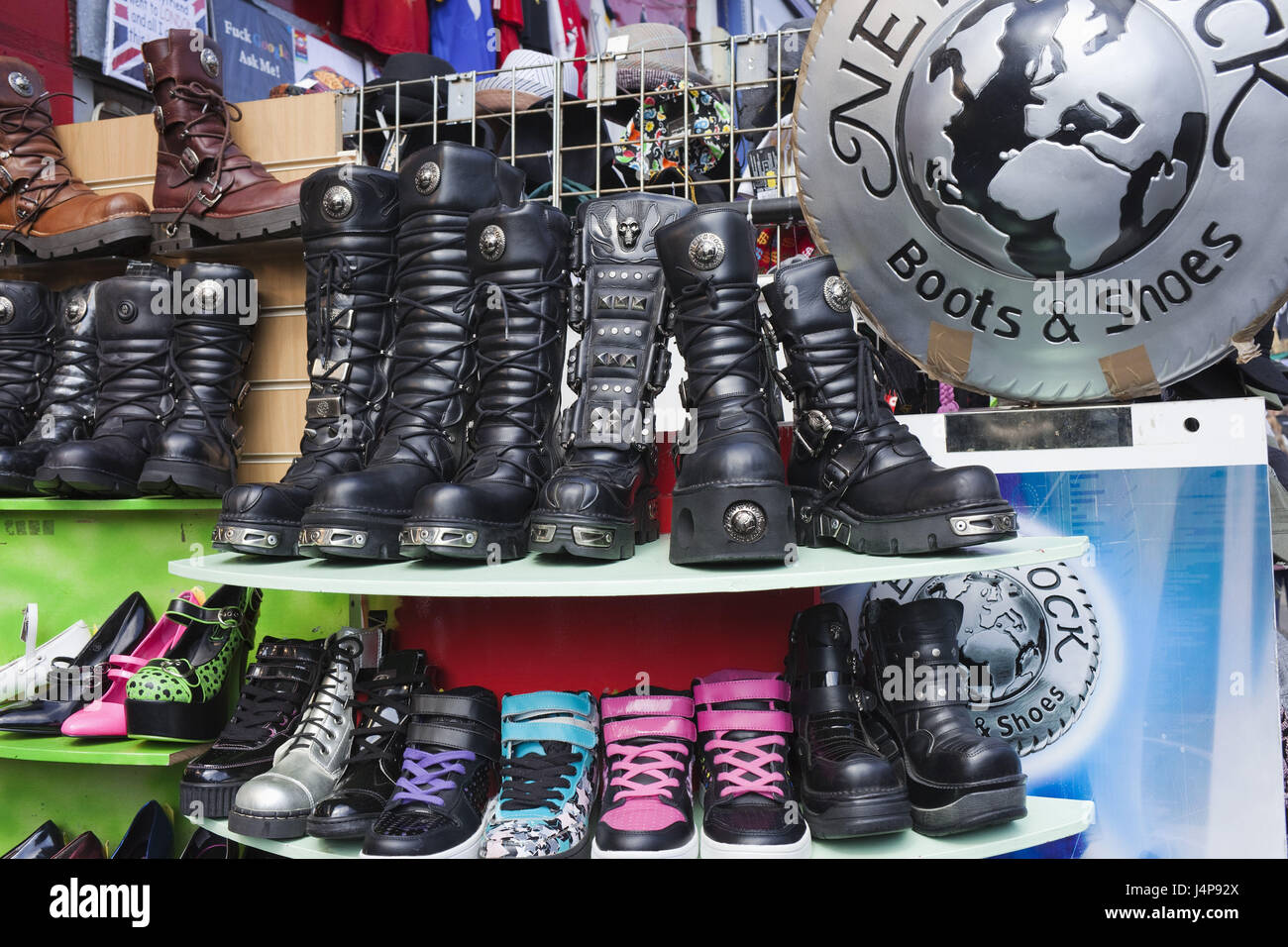 Camden Town Shoes High Resolution Stock 