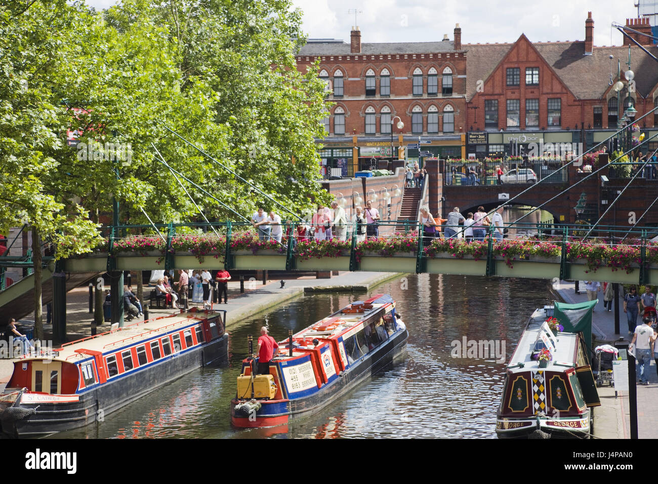 Great Britain, England, Birmingham, Worcester and Birmingham Canal, boots Stock Photo Alamy