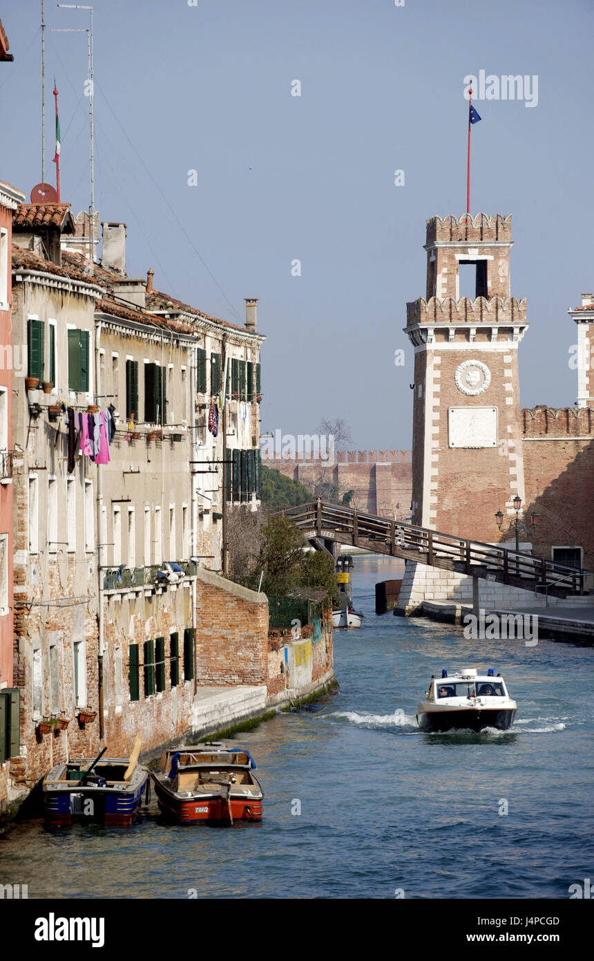 Italy, Veneto, Venice, gate, Ingresso all'Acqua, Stock Photo