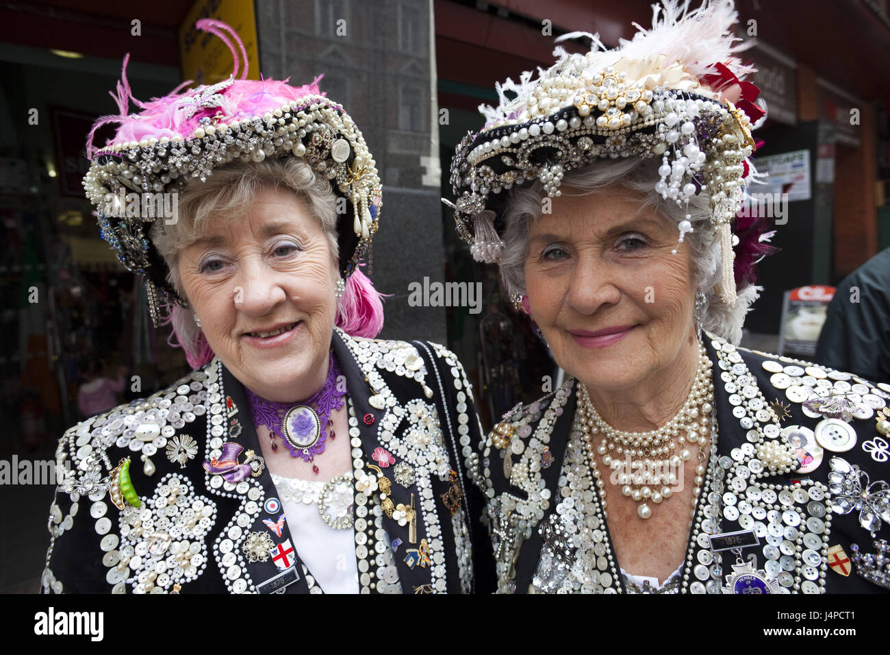 Great Britain, England, London, Pearly Queen, no model release, Stock Photo