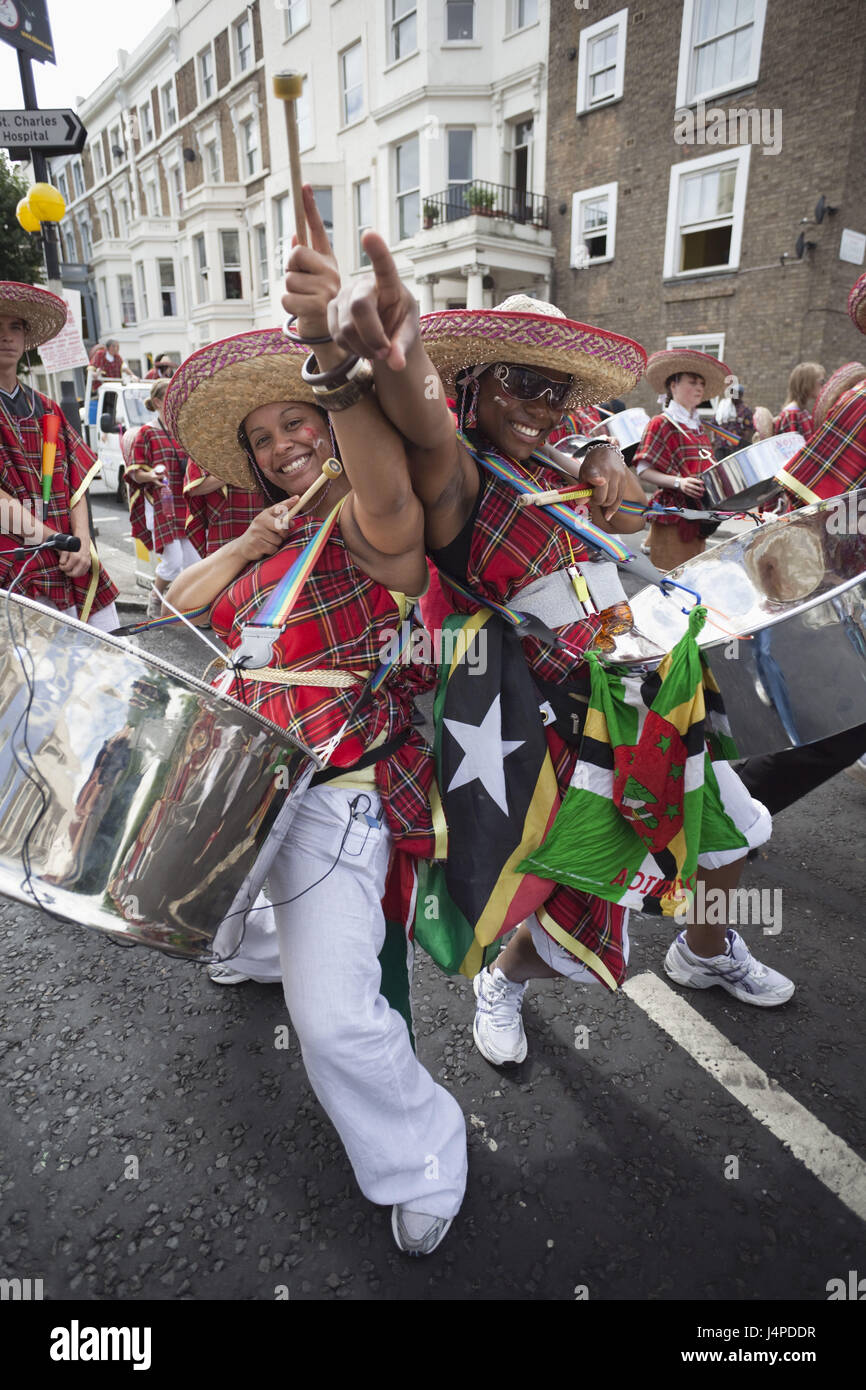 Great Britain, England, London, Notting Hill, carnival, Steel Drum