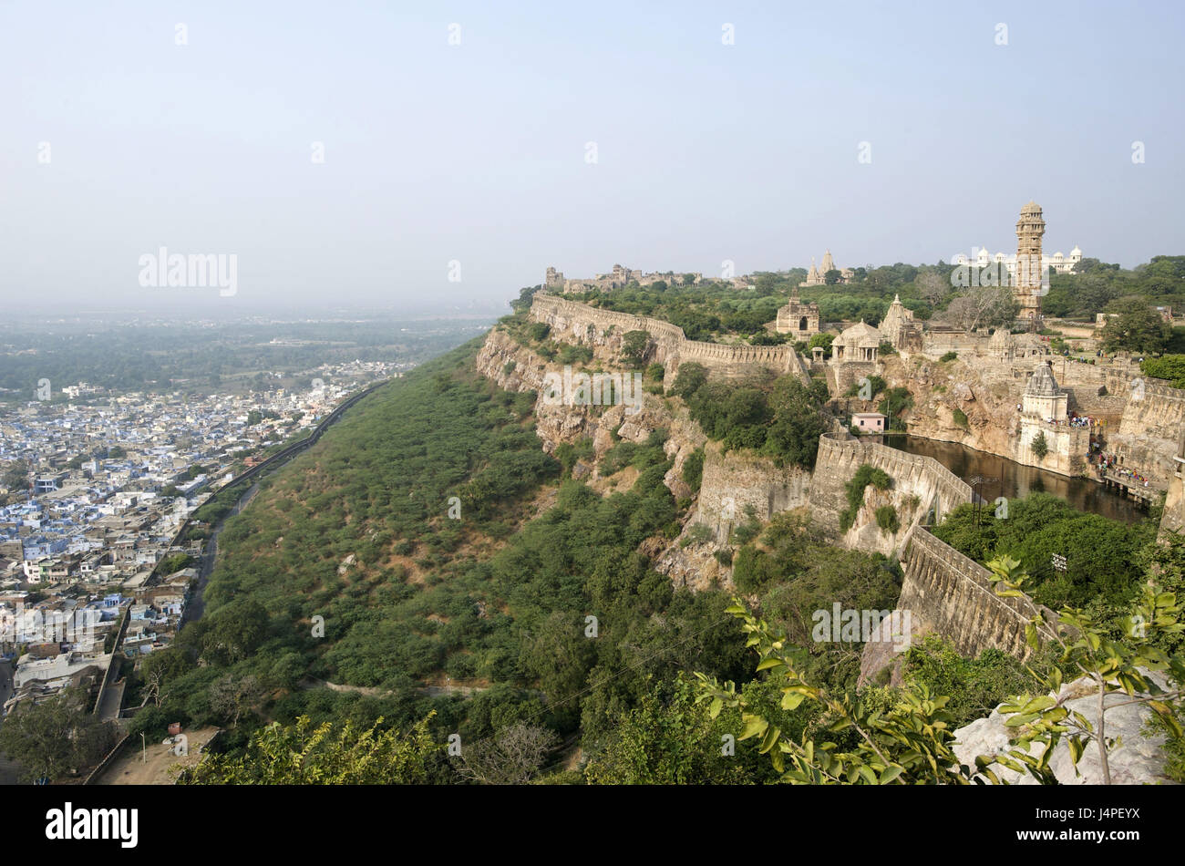 India, Rajasthan, Chittorgarh, the fort, Stock Photo
