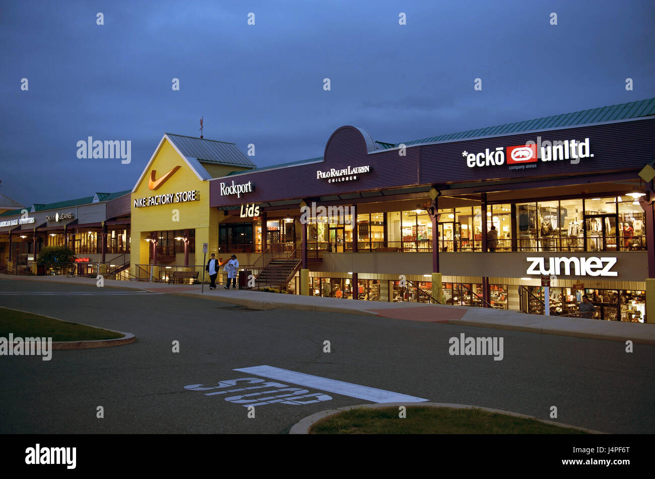 The USA, the United States of America, Pennsylvania, Lancaster Region, Amish Country, Tangier Outlet centre, Stock Photo