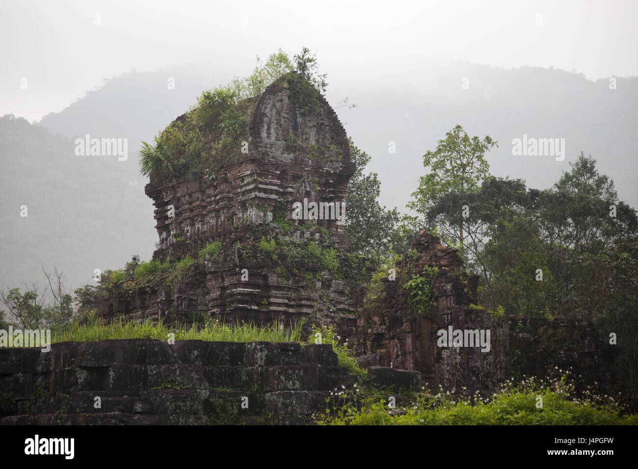 Vietnam, micron Son, Cham ruins, Stock Photo
