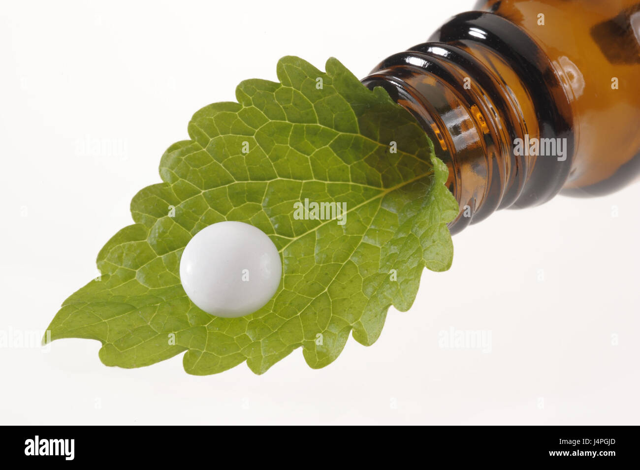 Drug, tablet, leaves, medicament bottle, icon, nature medicine, Stock Photo