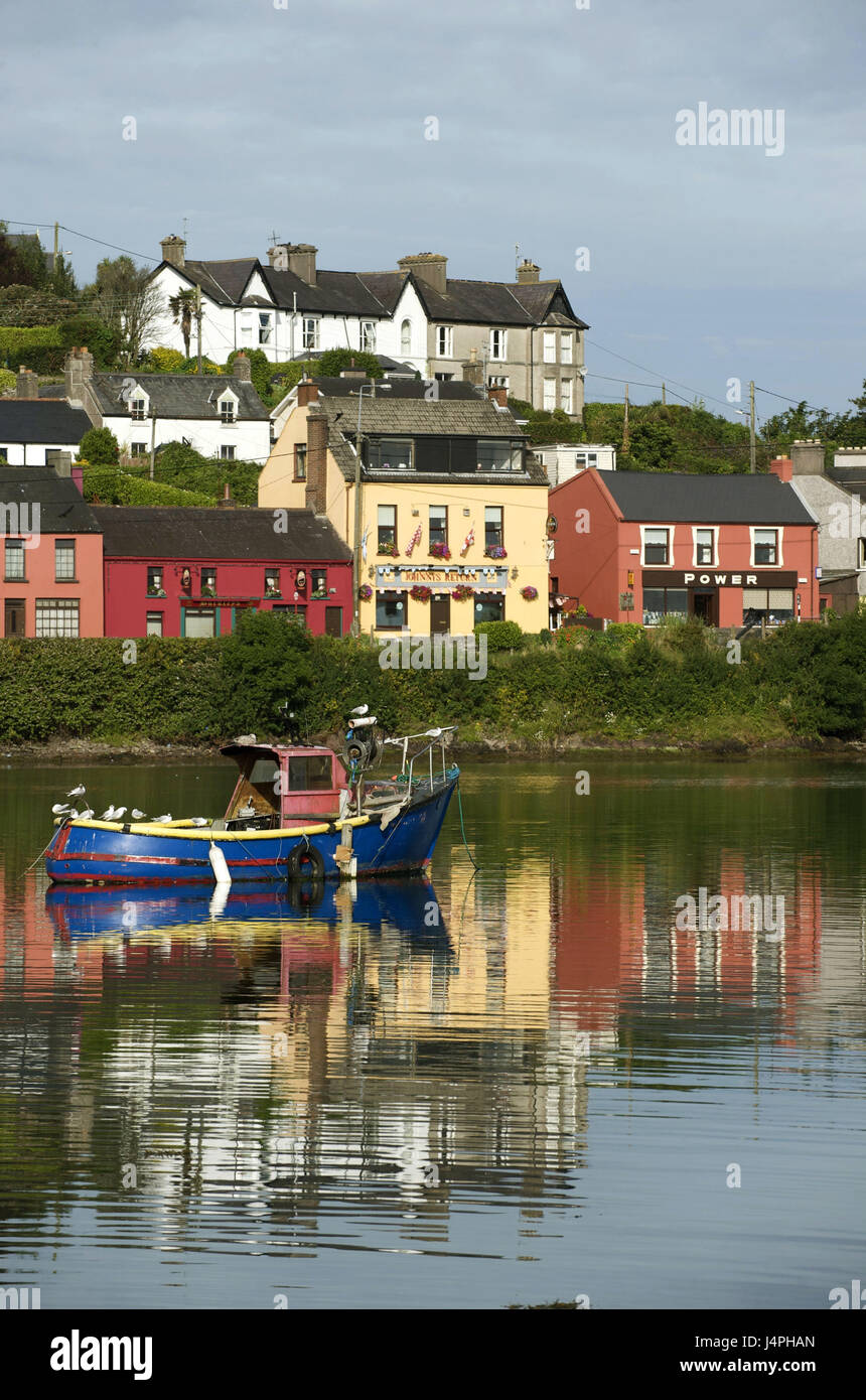 Ireland, Munster, Cork county, Crosshaven, houses Stock Photo Alamy