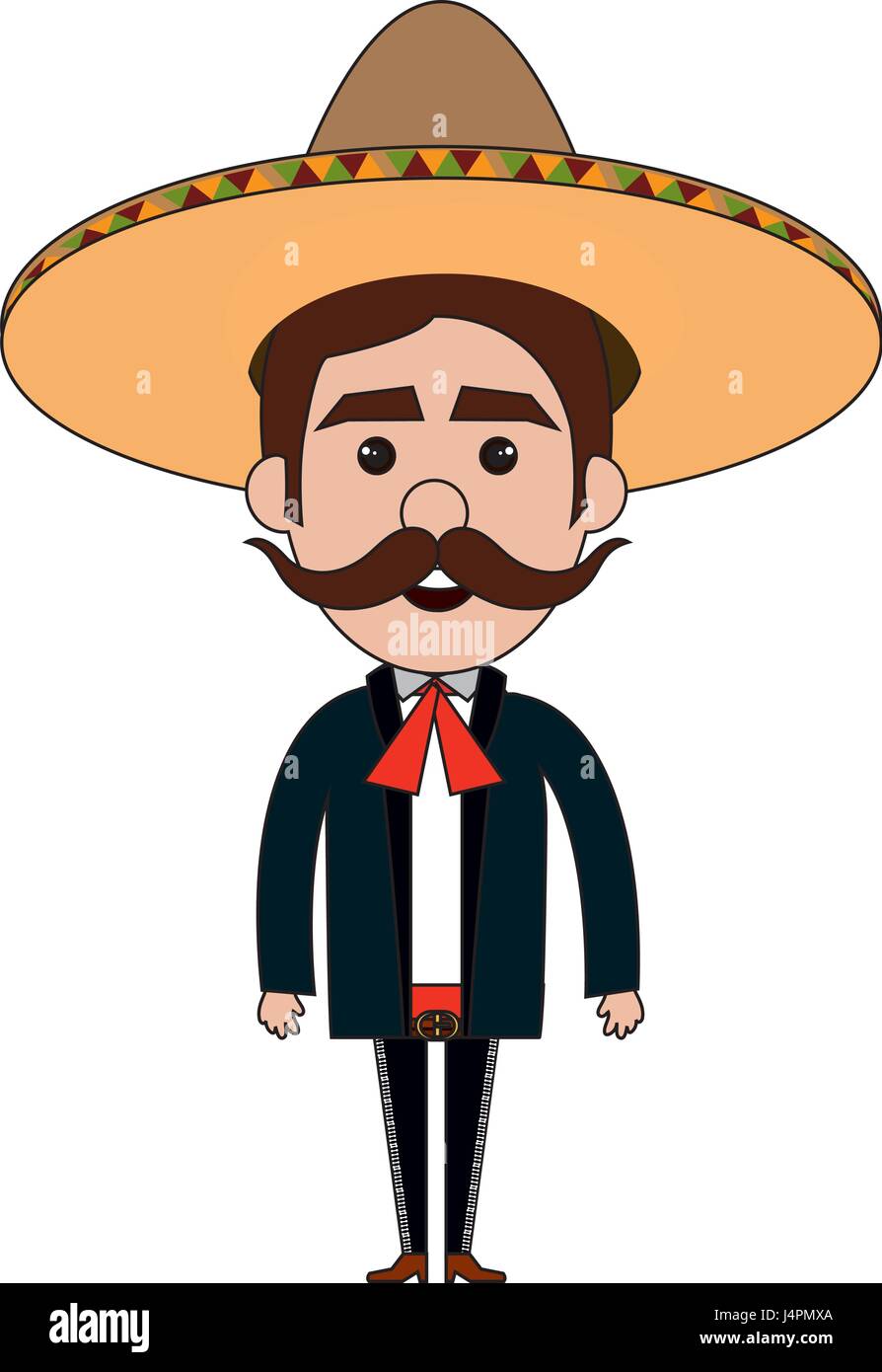 Mexican mariachi avatar character Stock Vector Image & Art - Alamy