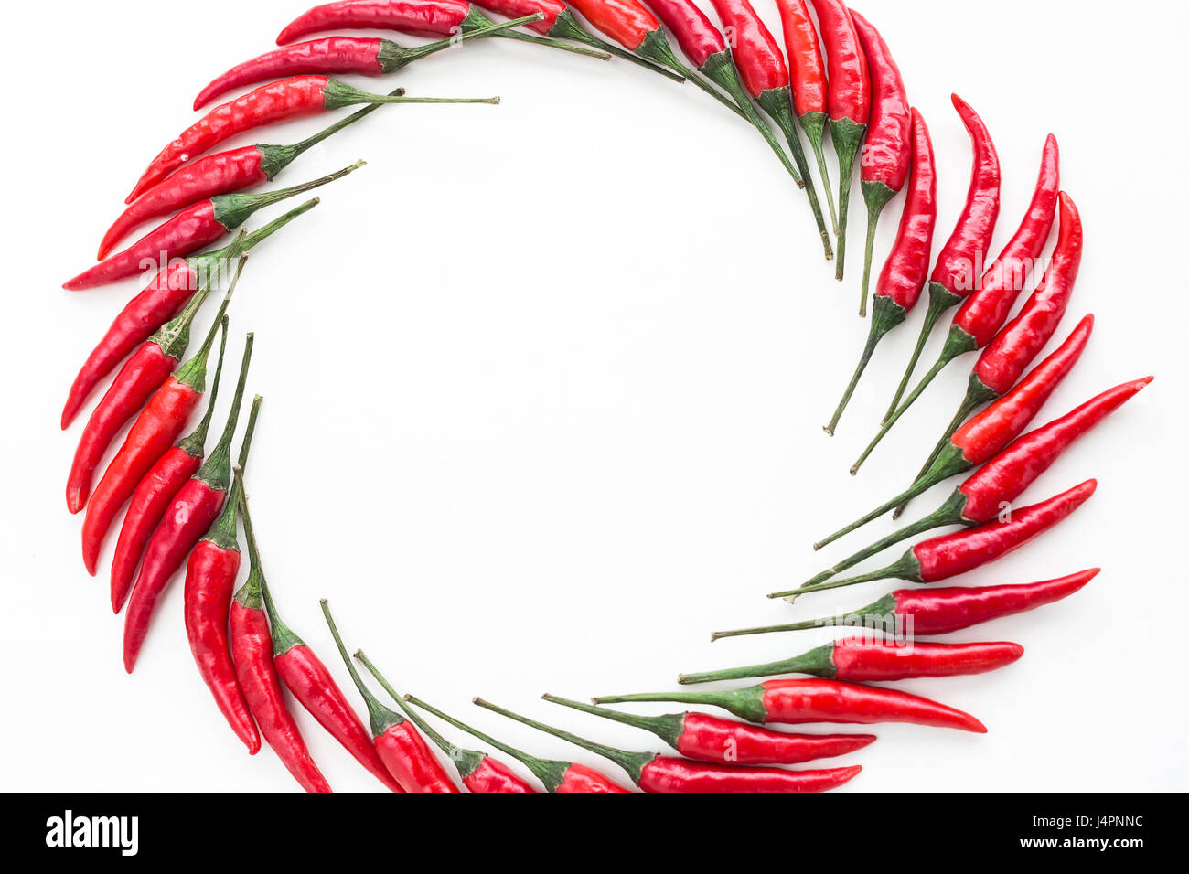 red hot chili peppers, popular spices concept decorative pattern of