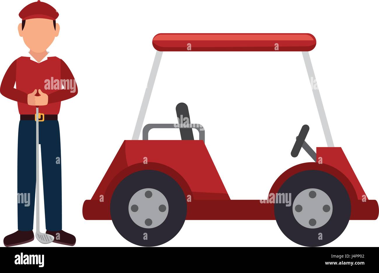 Golf driver cap Stock Vector Images - Alamy