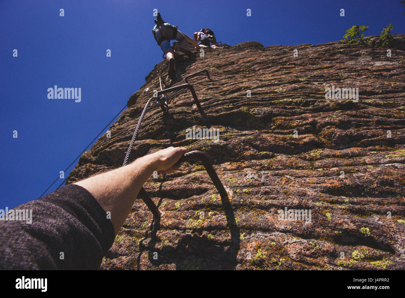 Mountaineering Stock Photo