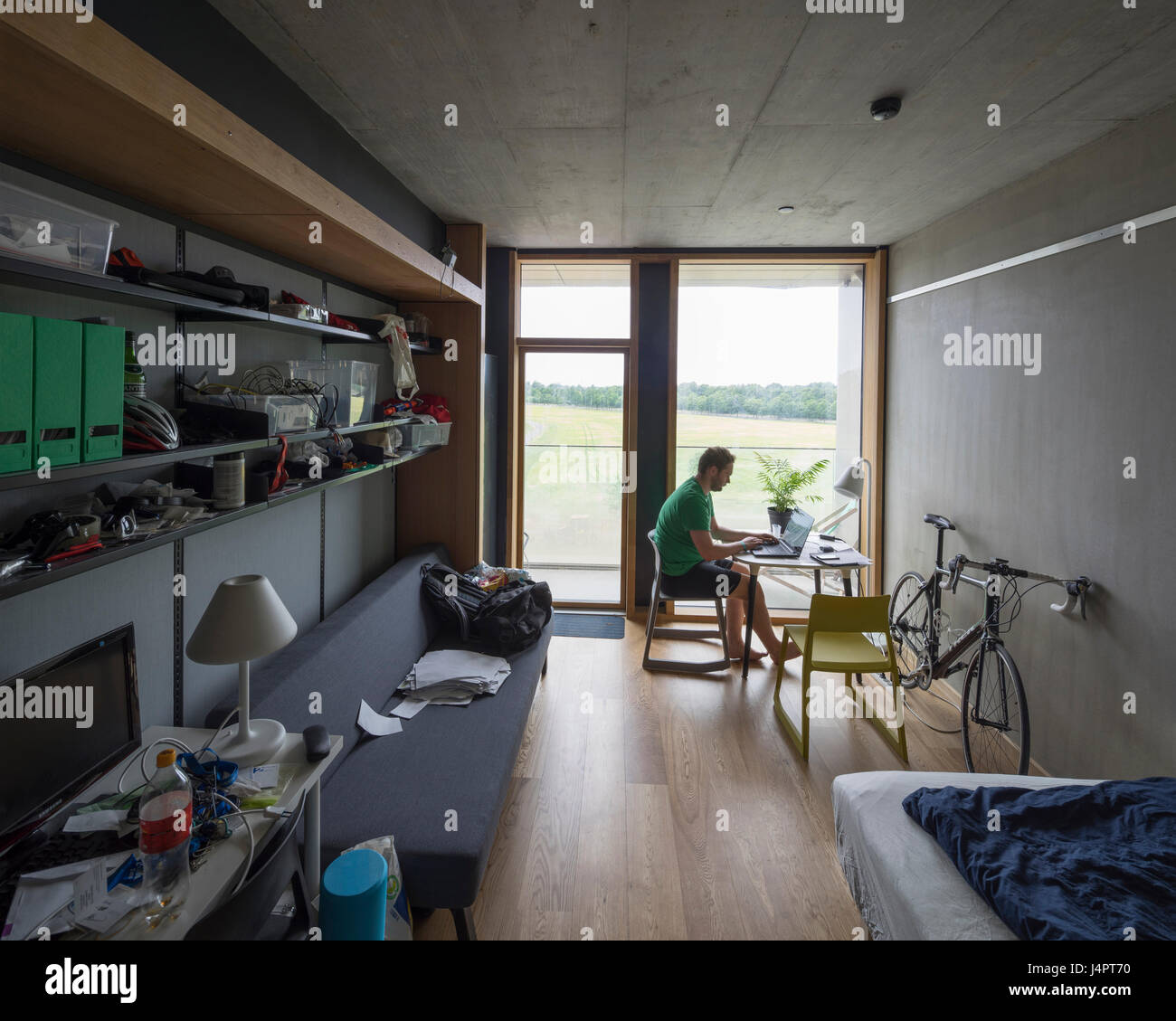 Typical Student Bedroom Campus Hall University Of Southern Denmark Odense Denmark Architect C F Moller 16 Stock Photo Alamy
