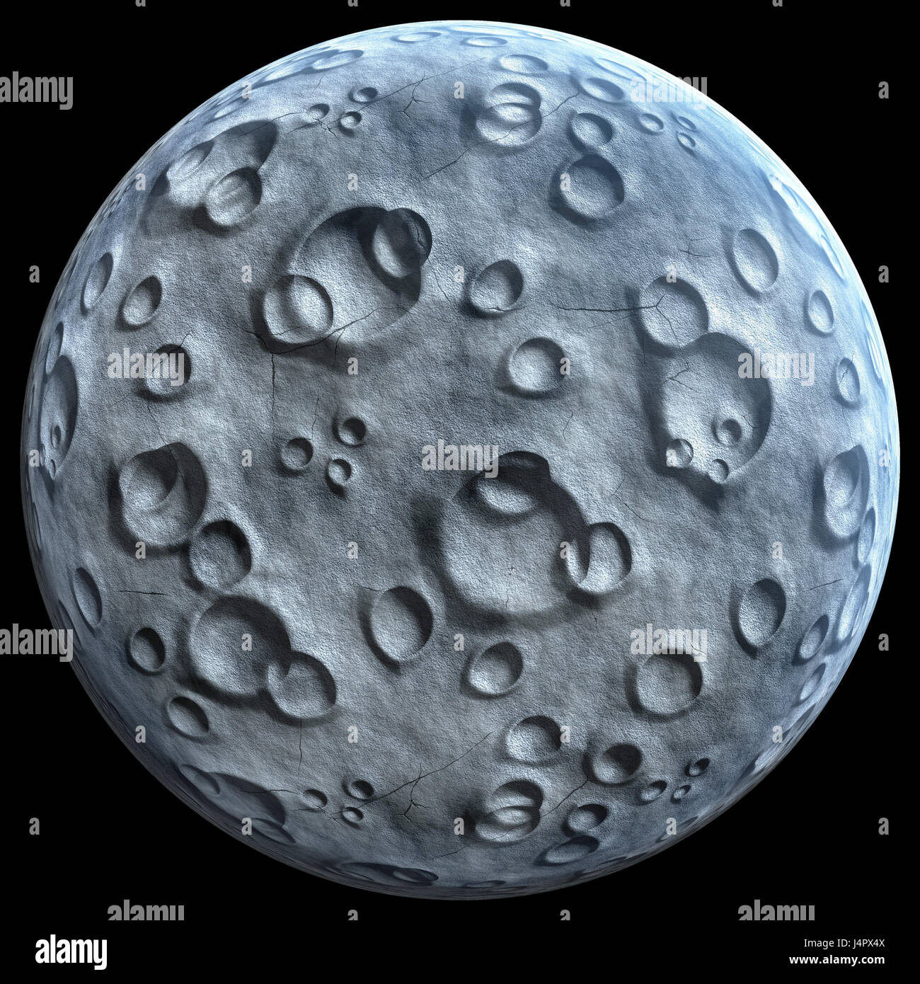 Moon isolated on black background Stock Photo - Alamy