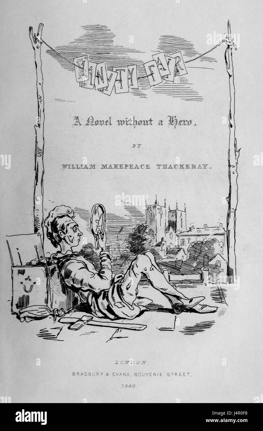 Vanity fair book cover Black and White Stock Photos & Images Alamy