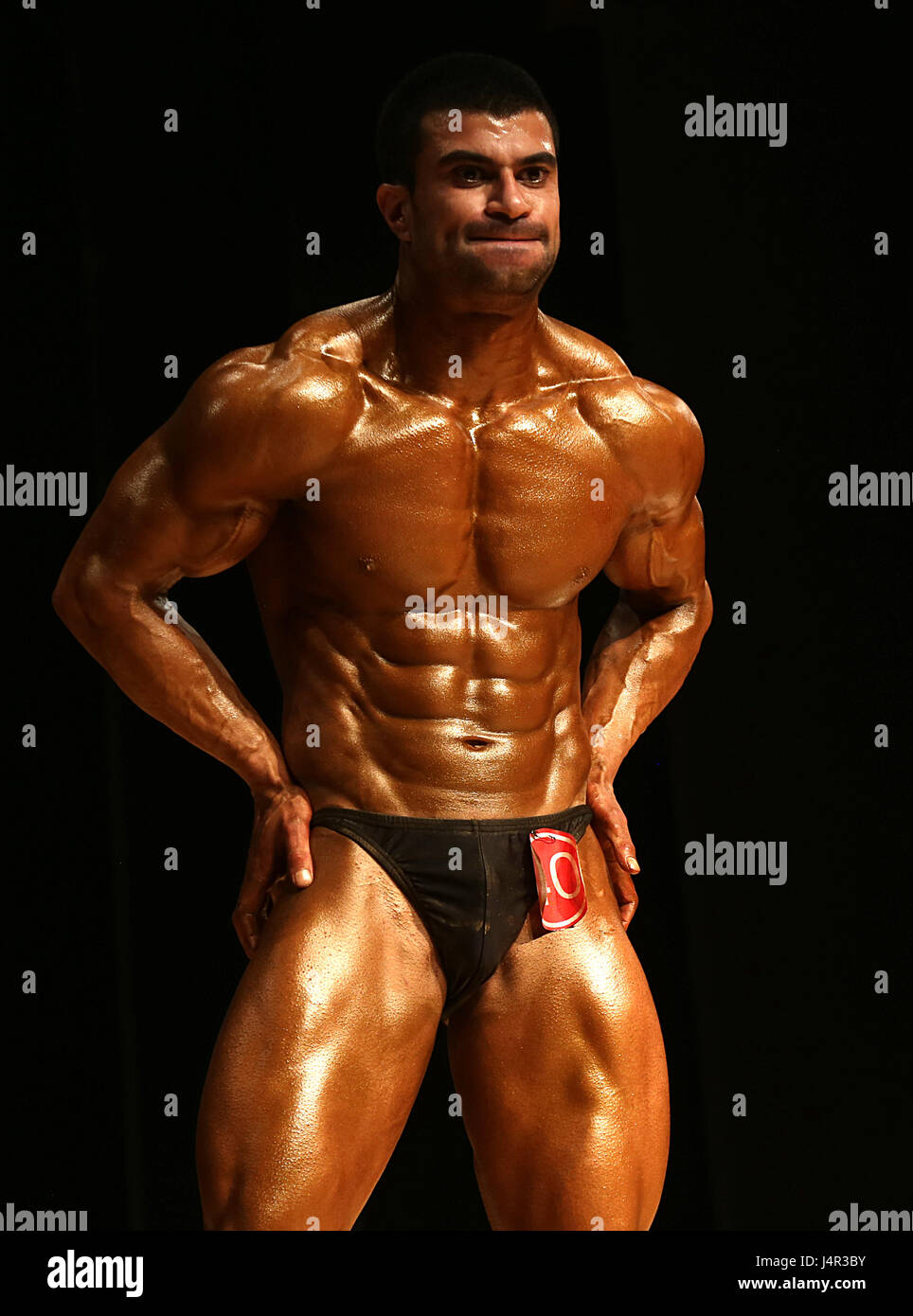 VDA75988 South Asian Indian Bodybuilder posing as Apollo India Stock Photo  - Alamy