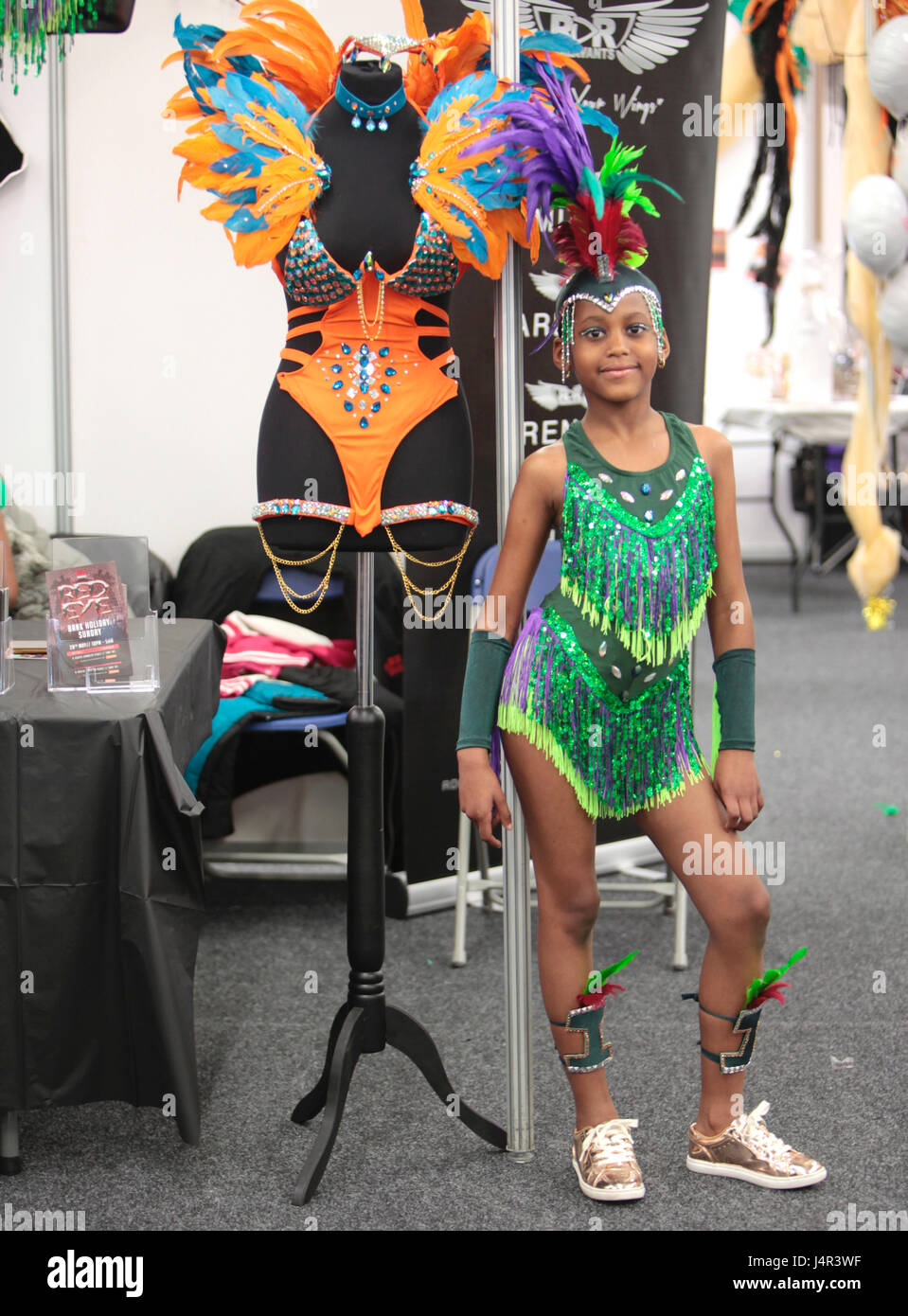 Caribbean couple in carnival costumes posing hi-res stock photography and  images - Alamy