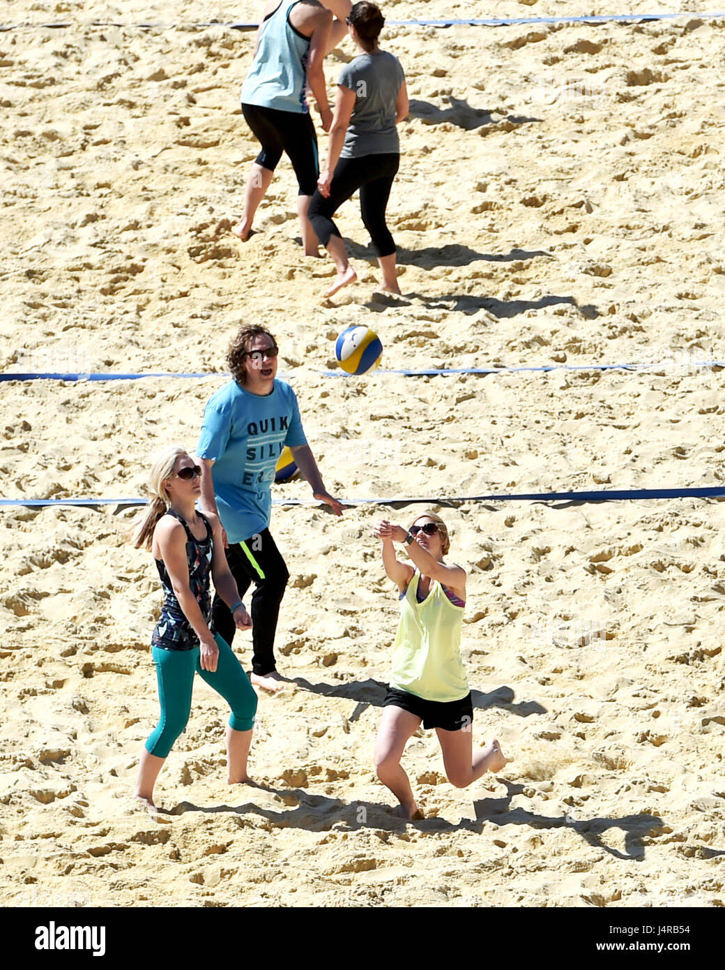 Brighton volleyball court hires stock photography and images Alamy