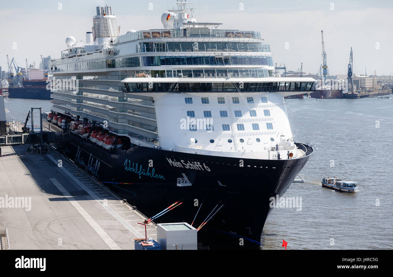 Hamburg Germany 14th May 2017 The Cruise Ship Mein