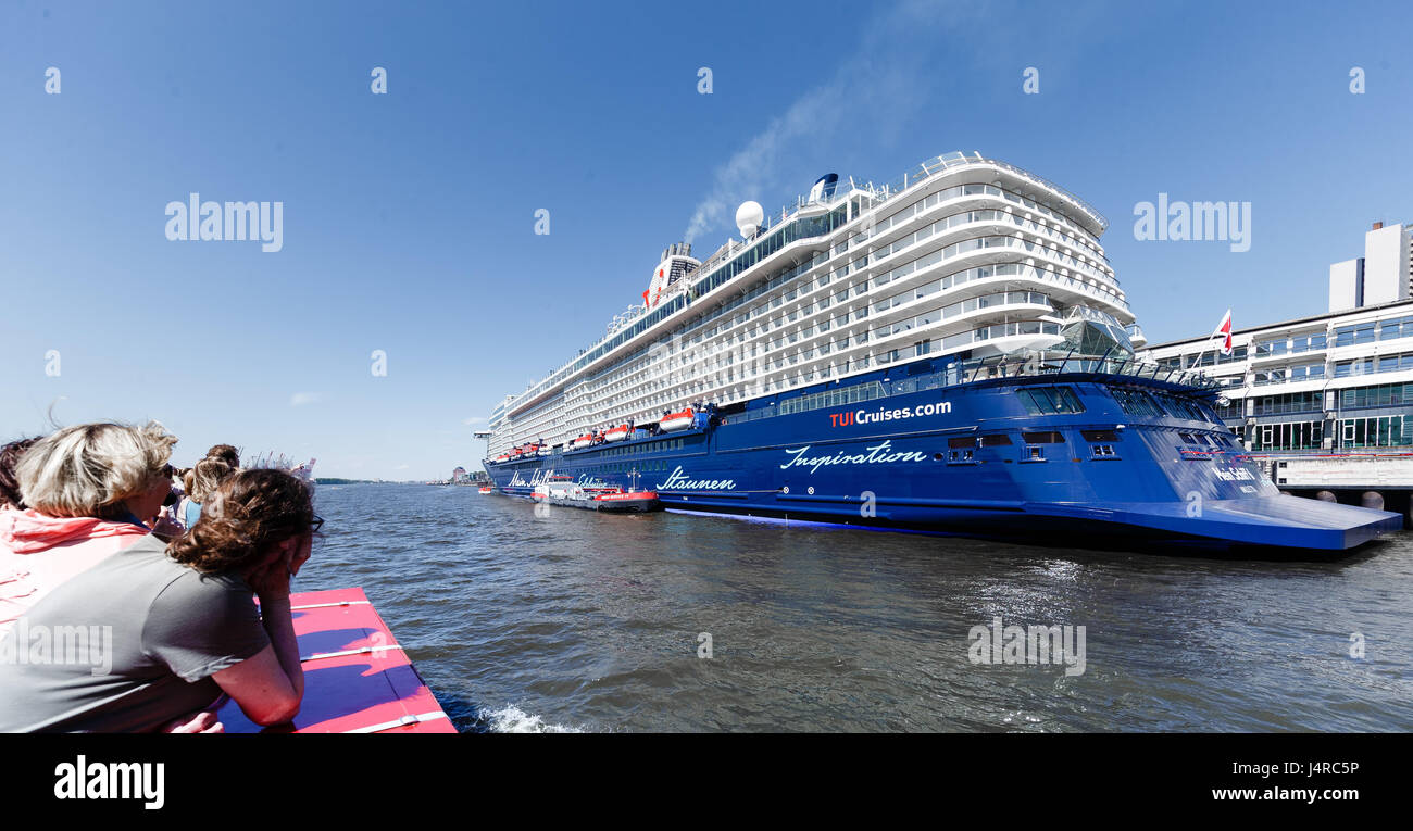 Hamburg Germany 14th May 2017 The Cruise Ship Mein