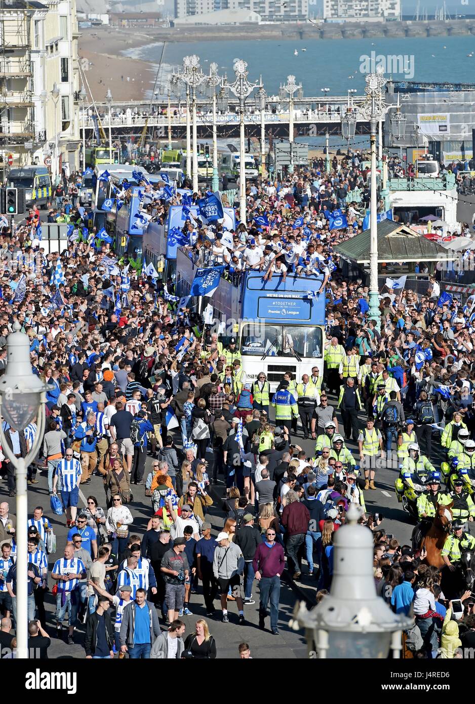 Bus parade hi-res stock photography and images - Alamy