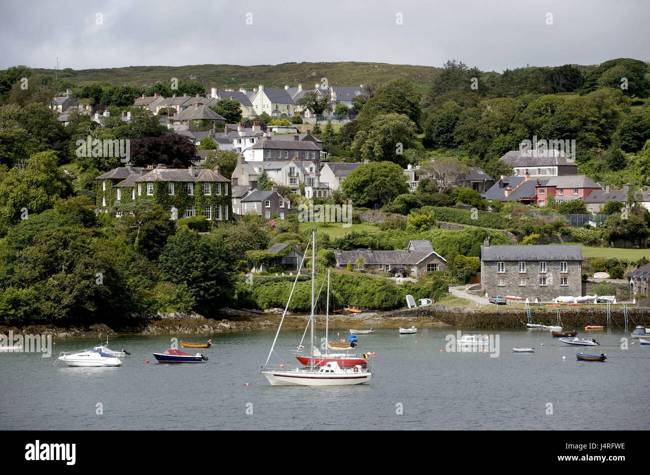 Ireland, Munster, Cork county, Casteltownshend, harbour Stock Photo Alamy