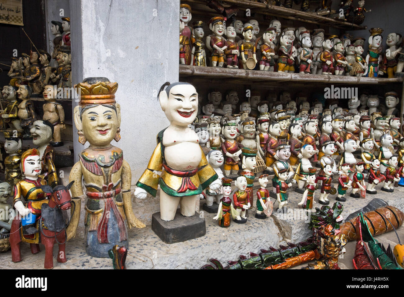 Vietnam, Hanoi, water dolls, Stock Photo