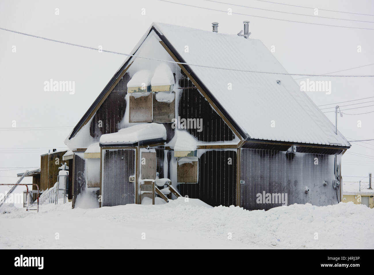 North America, Canada, north west territory, Tuktoyaktuk, house Stock