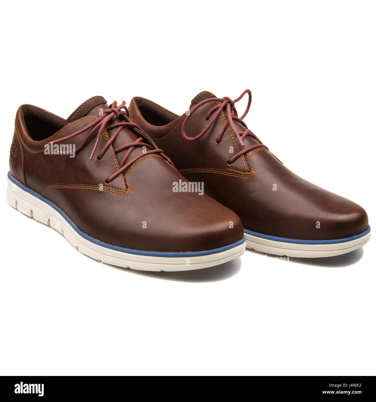 Timberland Plain Toe Oxford Medium B Mens Brown Shoes - A111K Stock Photo -  Alamy